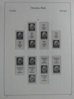 Deutsches Reich Vordruck der Zusammendrucke im KA-BE Binder #MA060