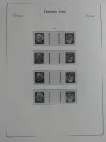 Deutsches Reich Vordruck der Zusammendrucke im KA-BE Binder #MA060