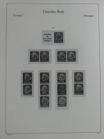 Deutsches Reich Vordruck der Zusammendrucke im KA-BE Binder #MA060