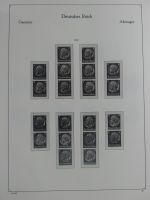 Deutsches Reich Vordruck der Zusammendrucke im KA-BE Binder #MA060