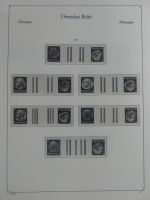 Deutsches Reich Vordruck der Zusammendrucke im KA-BE Binder #MA060