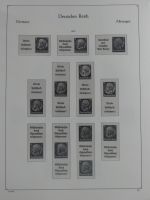 Deutsches Reich Vordruck der Zusammendrucke im KA-BE Binder #MA060