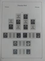 Deutsches Reich Vordruck der Zusammendrucke im KA-BE Binder #MA060