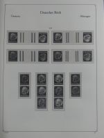 Deutsches Reich Vordruck der Zusammendrucke im KA-BE Binder #MA060