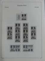 Deutsches Reich Vordruck der Zusammendrucke im KA-BE Binder #MA060