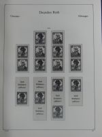 Deutsches Reich Vordruck der Zusammendrucke im KA-BE Binder #MA060