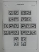 Deutsches Reich Vordruck der Zusammendrucke im KA-BE Binder #MA060