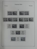 Deutsches Reich Vordruck der Zusammendrucke im KA-BE Binder #MA060