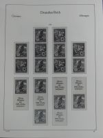 Deutsches Reich Vordruck der Zusammendrucke im KA-BE Binder #MA060