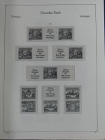 Deutsches Reich Vordruck der Zusammendrucke im KA-BE Binder #MA060