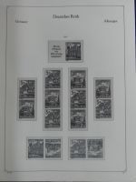 Deutsches Reich Vordruck der Zusammendrucke im KA-BE Binder #MA060