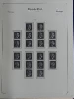 Deutsches Reich Vordruck der Zusammendrucke im KA-BE Binder #MA060