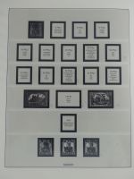 Saargebiet Lindner Vordruck im Lindner Binder #MA061