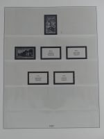 Saargebiet Lindner Vordruck im Lindner Binder #MA061