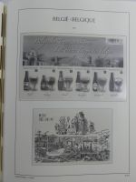 Belgien Vordruck bis 2010-2017 im Leuchtturm Binder #MA077