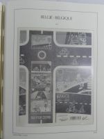 Belgien Vordruck bis 2010-2017 im Leuchtturm Binder #MA077