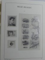 Belgien Vordruck bis 2010-2017 im Leuchtturm Binder #MA077