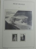 Belgien Vordruck bis 2010-2017 im Leuchtturm Binder #MA077