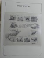 Belgien Vordruck bis 2010-2017 im Leuchtturm Binder #MA077