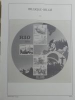 Belgien Vordruck bis 2010-2017 im Leuchtturm Binder #MA077