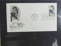 USA Luftpost u.a. mit Zeppelin besammelt auf selbstegestalteten Seiten #MA084