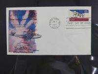 USA Luftpost u.a. mit Zeppelin besammelt auf selbstegestalteten Seiten #MA084