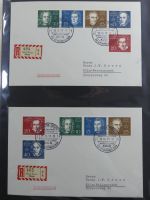 BRD Bund Zusammendrucke auf Brief auf selbstgestalteten Seiten #MA090