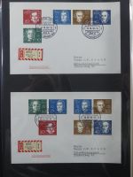 BRD Bund Zusammendrucke auf Brief auf selbstgestalteten Seiten #MA090