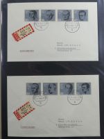 BRD Bund Zusammendrucke auf Brief auf selbstgestalteten Seiten #MA090