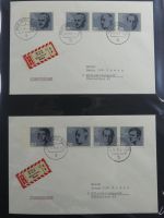 BRD Bund Zusammendrucke auf Brief auf selbstgestalteten Seiten #MA090