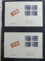 BRD Bund Zusammendrucke auf Brief auf selbstgestalteten Seiten #MA090