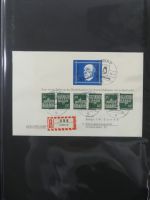 BRD Bund Zusammendrucke auf Brief auf selbstgestalteten Seiten #MA090