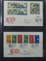 BRD Bund Zusammendrucke auf Brief auf selbstgestalteten Seiten #MA090