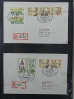 BRD Bund Zusammendrucke auf Brief auf selbstgestalteten Seiten #MA090