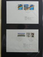 BRD Bund Zusammendrucke auf Brief auf selbstgestalteten Seiten #MA090