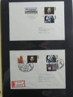 BRD Bund Zusammendrucke auf Brief auf selbstgestalteten Seiten #MA090