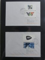 BRD Bund Zusammendrucke auf Brief auf selbstgestalteten Seiten #MA090