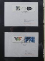 BRD Bund Zusammendrucke auf Brief auf selbstgestalteten Seiten #MA090