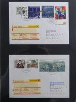 BRD Bund Zusammendrucke auf Brief auf selbstgestalteten Seiten #MA090