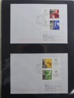 BRD Bund Zusammendrucke auf Brief auf selbstgestalteten Seiten #MA090