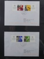 BRD Bund Zusammendrucke auf Brief auf selbstgestalteten Seiten #MA090