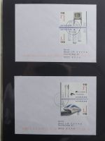 BRD Bund Zusammendrucke auf Brief auf selbstgestalteten Seiten #MA090