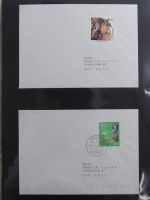 BRD Bund Zusammendrucke auf Brief auf selbstgestalteten Seiten #MA090