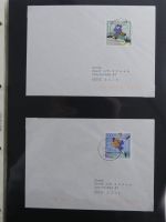 BRD Bund Zusammendrucke auf Brief auf selbstgestalteten Seiten #MA090