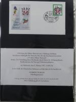 BRD Bund Zusammendrucke auf Brief auf selbstgestalteten Seiten #MA090