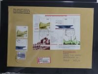 BRD Bund Zusammendrucke auf Brief auf selbstgestalteten Seiten #MA090