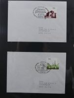 BRD Bund Zusammendrucke auf Brief auf selbstgestalteten Seiten #MA090