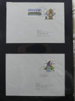 BRD Bund Zusammendrucke auf Brief auf selbstgestalteten Seiten #MA090