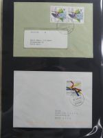 BRD Bund Zusammendrucke auf Brief auf selbstgestalteten Seiten #MA090