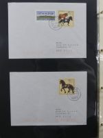 BRD Bund Zusammendrucke auf Brief auf selbstgestalteten Seiten #MA090